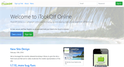 Desktop Screenshot of itookoff.com